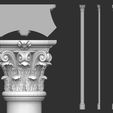 16-ZBrush-Document.jpg 90 classical columns decoration collection -90 pieces 3D Model