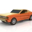 ala f | ee i Wooden Mustang toy car