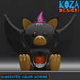 BAT-06.jpg BAT BUDDY, a Koza halloween bat printed in place without supports