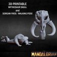 MYTH_SORGAN-WALK-CULTS3D.jpg 3D PRINTABLE MYTHOSAUR SKULL SORGAN FROG WALKING THE MANDALORIAN