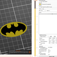 prusa-batman.png Emblem, Batman for special belt buckle