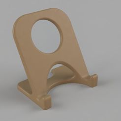simple_phone_stand.jpg Download free STL file Phone Stand • 3D printing template, TimBauer-TB3Dprint