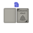 STL00617-1.png 2pc Protection Spellbook Bath Bomb Mold