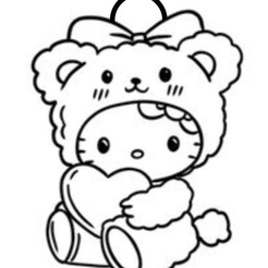 Captura-de-pantalla-2023-05-01-181459.png Hello Kitty Teddy Bear Keychain