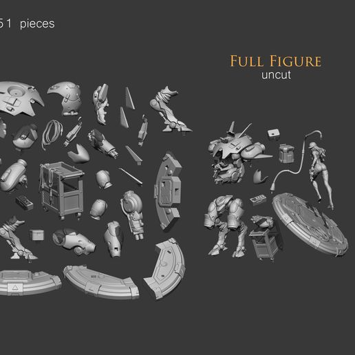 🗿 Dva - Overwatch・ 3D File for 3D printing・Cults
