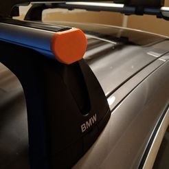 IMG_20180406_064424.jpg Free 3D file Replacement tube end cap for BMW roof racks・3D printing design to download