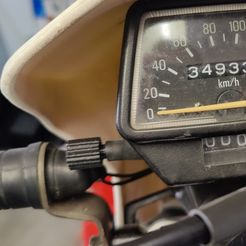 IMG_20230924_102937.jpg Archivo STL Yamaha XT 600 Velocímetro Reset / Odómetro Reset / Speedo・Plan para descargar y imprimir en 3D