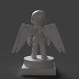 Falcon_Unrendered-5.png Chibi Falcon Sam Wilson Marvel 3D STL File