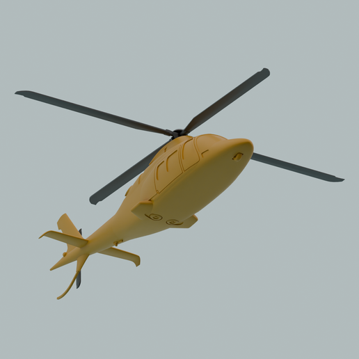 🚁 AgustaWestland AW109SP and AW109E Power・ STL File for 3D