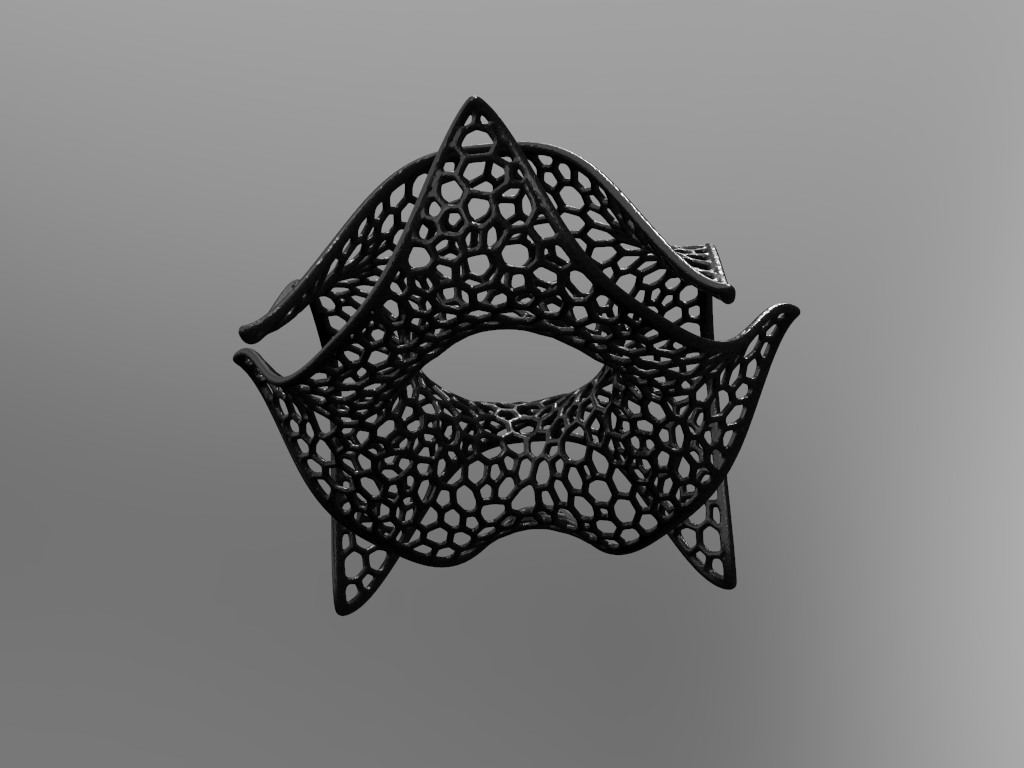 Download Stl File Voronoi Inverter Lamp Voronoi Lamp • 3d Printable