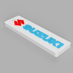 1.png STL-Datei Schlüsselanhänger SUZUKI・3D-druckbares Design zum Herunterladen