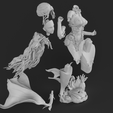 Part3-Camera-3.png Sci-FI Mermaid - 3D print ready - 3D print model