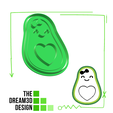 PALTA-COOKIE-CUTTER.png LADY AVOCADO COOKIE CUTTER / COOKIE CUTTER