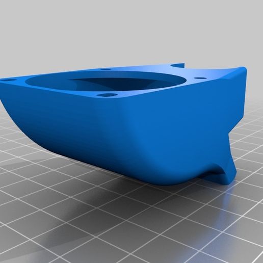 e3d dual colling 40mm fan 3D model