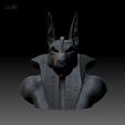 3DPrint3.jpg Bust of Anubis, god of the dead