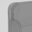 wf3.jpg Square 2 pockets serving tray relief 3D print model