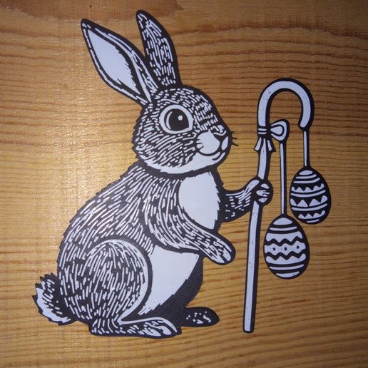 🐣 [Easter bunny] | Minimalist Easter Decor ED-005