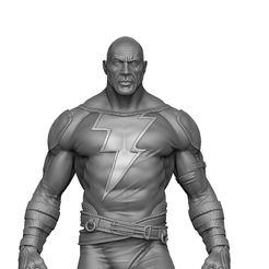 4.jpg STL file Black Adam. STL 3d printable.・3D printer model to download