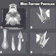 MFProcelain05.png Miss Fortune Porcelain League of Legends STL file