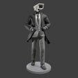 cctv-eeve-3.jpg CCTV Man Skibidi Toilet Figurine Statue Fan Art