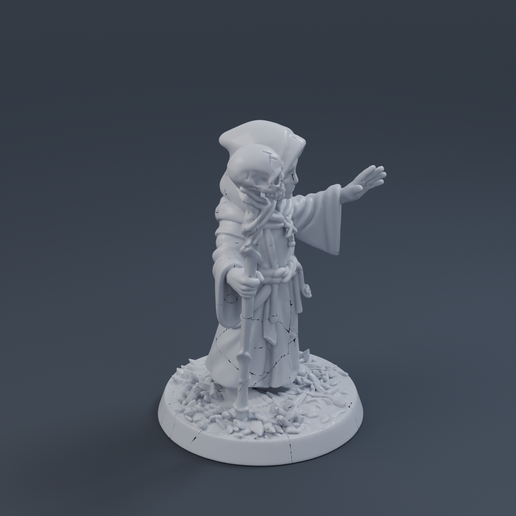 Necromancer Gruntv1 3D printable STL miniature