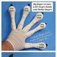 Big finger version is for larger hands and thicker fingers Cosplay Paws