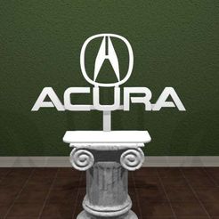 Acura-Logo.jpg Download STL file Acura Logo • 3D printable template, 3Dpicks