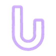u_Low_case.stl squid game - alphabet font - cookie cutter
