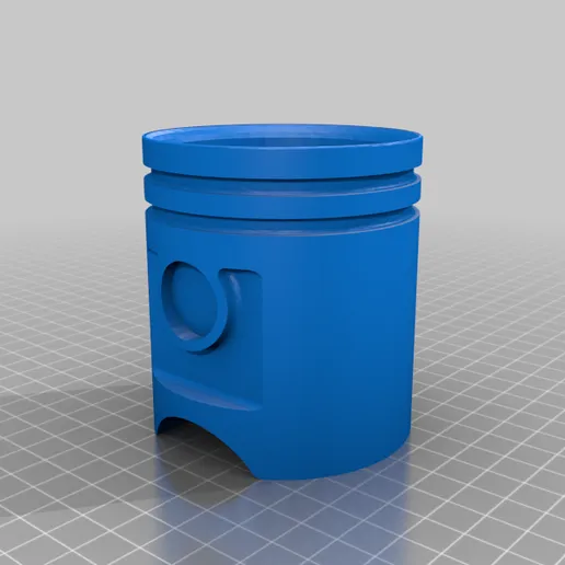 mate argentino en forma de piston 3D model