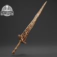 Wolnirs_Holy_Sword_Render_Bronze.jpg Wolnir's Holy Sword Dark Souls 3 Life Size Prop STL