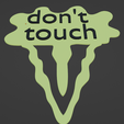 3.png Don't touch bookmark