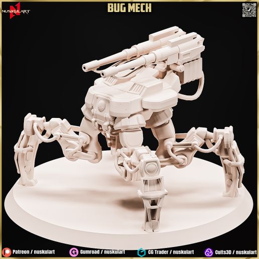 🐛 Bug Mech Mech Collection 1/48 Scale STL・Free 3D File for 3D printing ...