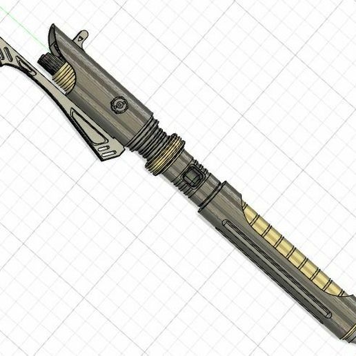 Lightsaber concept 3 3D model