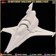 Spaceship-3dprinting-3dprints-miniature-minis-diorama-3dprint-bundle-pack-props-banner-8.jpg 20 Different Spaceship STL Diorama - Minature Collection Pack-Bundle