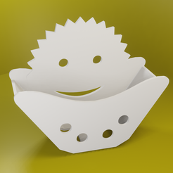 render_001.png STL file Scrub Daddy Wall Support・3D printing design to download