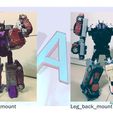 Leg _side_mount Leg _back_mount Transformers Legacy Motormaster - Combiner wars Menasor combine kit