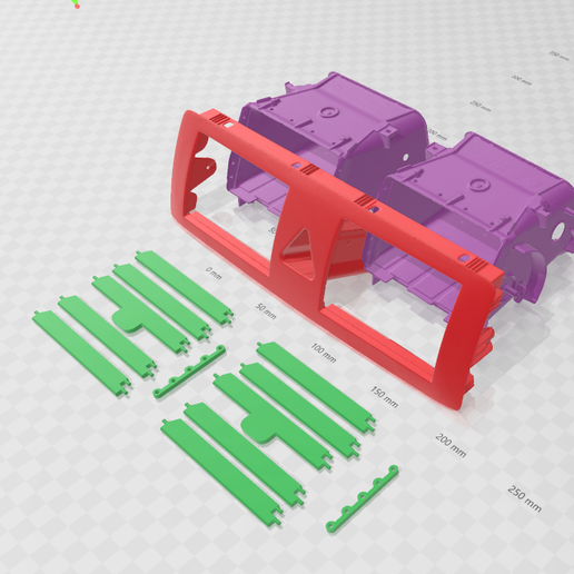 Skoda Fabia mk1  2000-2008  Heater Air Ventillation Team 3D model