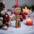 PhotoRoom_20230628_180840.jpeg Gingerbread Man Articulated Christmas - Cookie Man Shrek