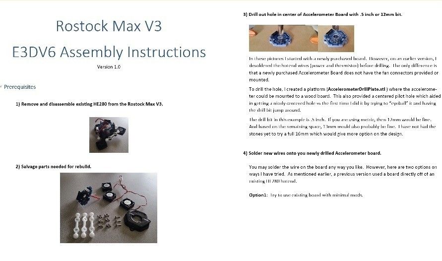 Download free STL file Rostock Max V3 E3D Hotend Platform • 3D
