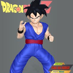 1_1.jpg Archivo 3D Teen Son Gohan - Dragon Ball・Modelo de impresión 3D para descargar, bonbonart