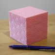 Square textured box