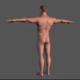 11.jpg Animated Naked Man-Rigged 3d game character Low-poly 3D model