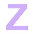 Z.stl Alphabet in uppercase, Uppercase alphabet, Großbuchstaben, Alfabeto en mayúsculas