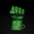 hulk_fist_zbrush_3.jpg Hulk Fist Keychain