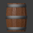 BasicBarrel-01.png Wooden Barrel (28mm Scale)