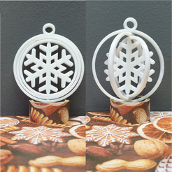 Kuglica-pahuljica-3D.png Gyroscopic Snowflake Ornament