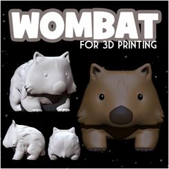 Untitled-12.jpg STL file Wombat・3D printing design to download