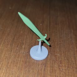 20220517_201300.jpg Free STL file D&D - Spiritual Weapon Mini・3D printable design to download