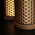 100mm_Asanoha-Superellipse-Lamp-6.png Kumiko Asanoha Lamp / 2 Versions / LED KIT 001