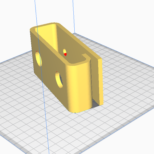 Cabel channel 60mmx120mm 3D model